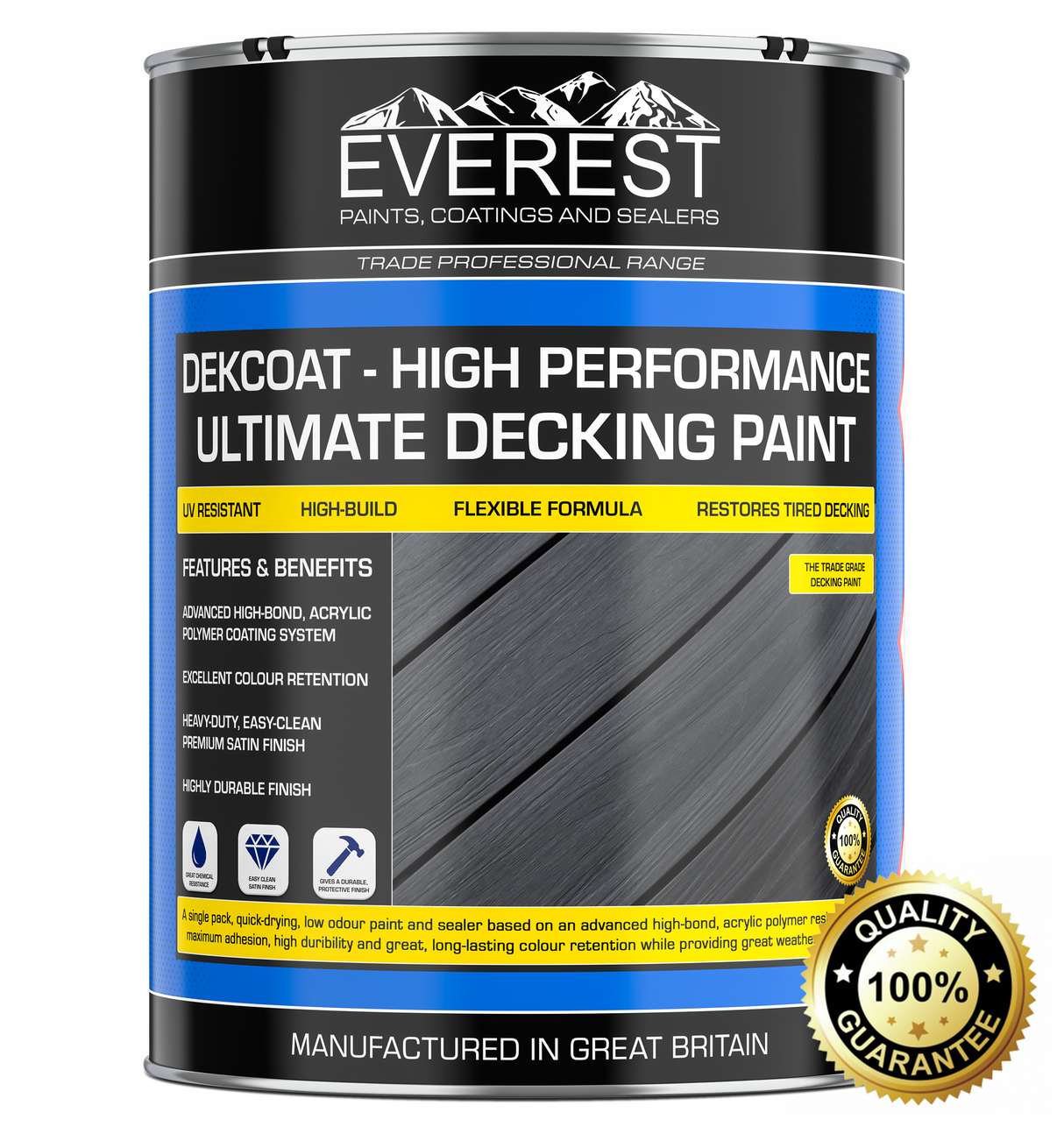 Everest - DEKCOAT - Ultimate Decking Paint - Anti-Slip