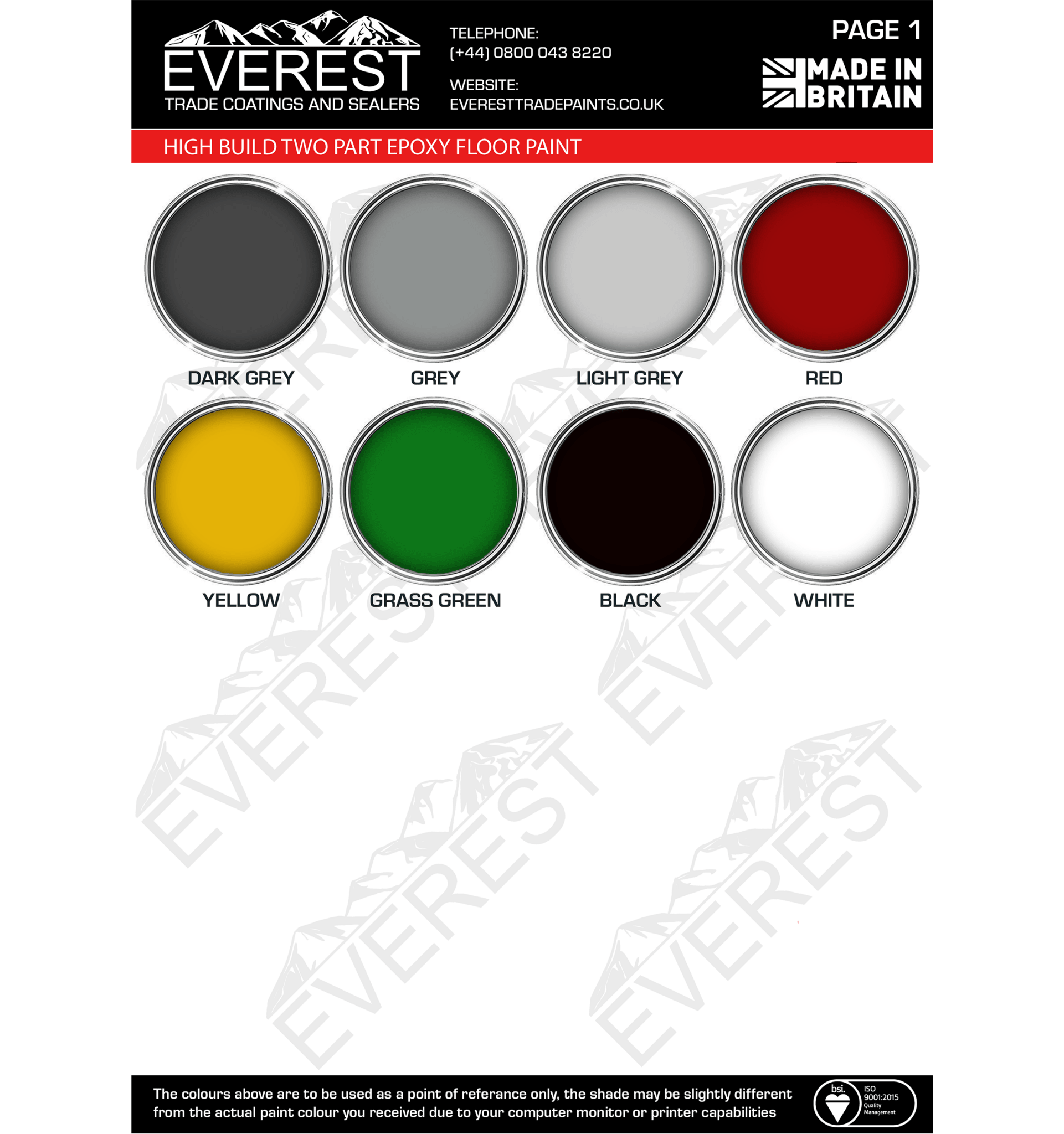 EverFlor - EnduraCoat HB - Everest Paints
