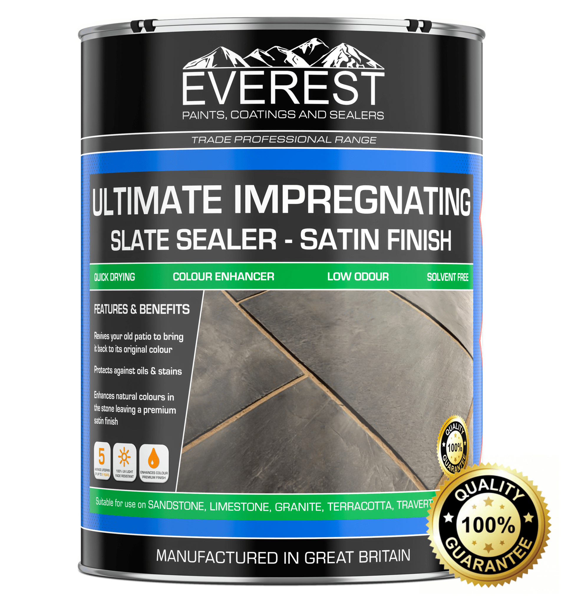 SummitSeal - Slate Sealer - Colour Enhancer - Everest Paints