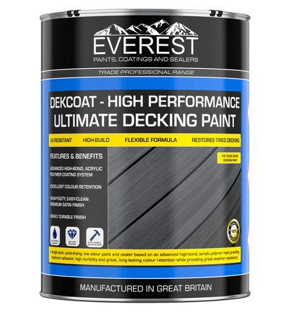 Everest - DEKCOAT - Ultimate Decking Paint - Anti - Slip - Everest Paints