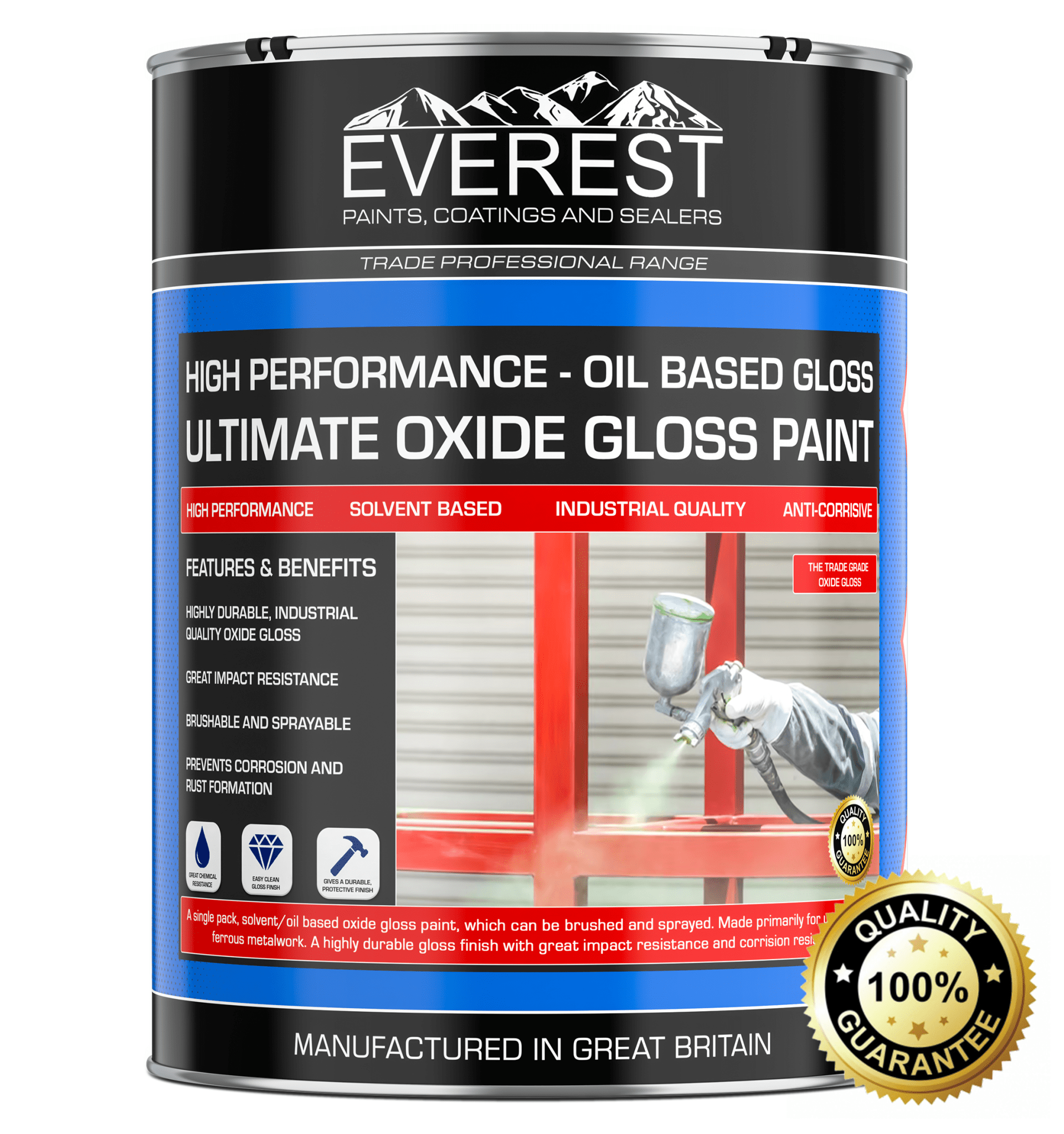 Everest - Oxide Gloss - Anti - Corrosive Paint - Everest Paints